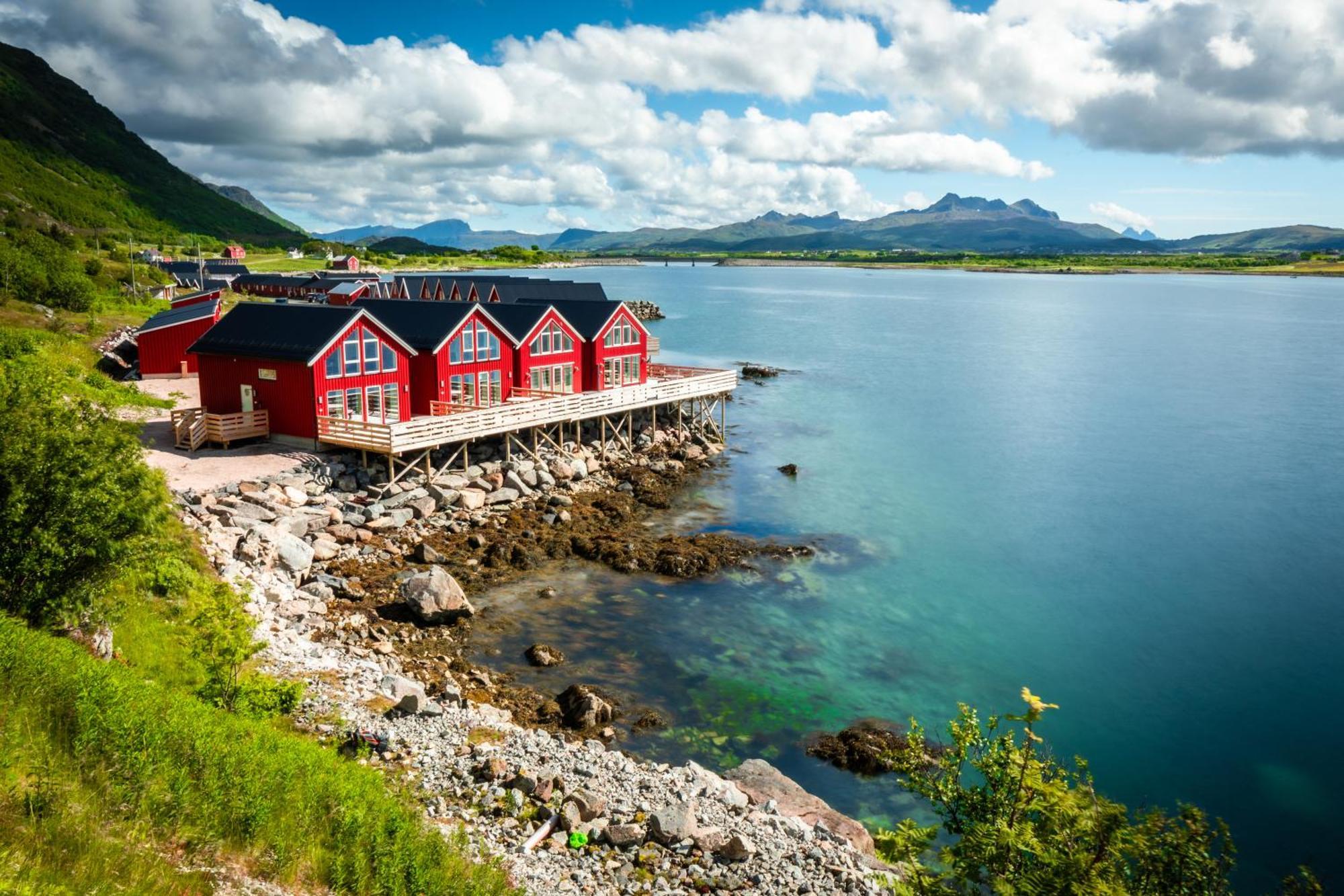 Lofoten Rorbu Lodge Offersoya Экстерьер фото